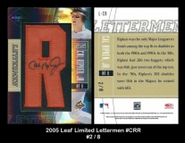 2005 Leaf Limited Lettermen #CRR
