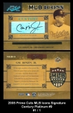 2005 Prime Cuts MLB Icons Signature Century Platinum #9