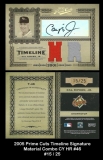 2005 Prime Cuts Timeline Signature Material Combo CY HR #46