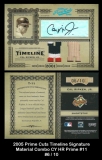 2005 Prime Cuts Timeline Signature Material Combo CY HR Prime #11