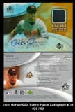 2005 Reflections Fabric Patch Autograph #CR