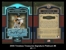 2005 Timeless Treasures Signature Platinum #8