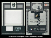 2005 Donruss Signature Stamps Samples #10