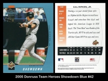 2005 Donruss Team Heroes Showdown Blue #42