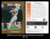 2005 Donruss Team Heroes Showdown Gold #42