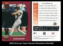 2005 Donruss Team Heroes Showdown Red #42