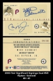 2005 Flair Significant Signings Dual #SR