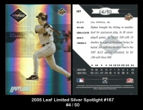2005 Leaf Limited Silver Spotlight #167