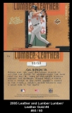 2005 Leather and Lumber Lumber Leather Gold #4