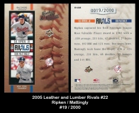 2005 Leather and Lumber Rivals #22