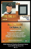 2005 National Pastime Buyback Game Used #CR3 00 Show FG