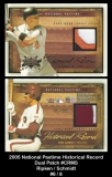 2005 National Pastime Historical Record Dual Patch #CRMS