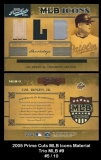 2005 Prime Cuts MLB Icons Material Trio MLB #9