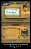 2005 Prime Cuts MLB Icons Signature Century Silver #9