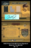 2005 Prime Cuts MLB Icons Signature Material Trio MLB #9