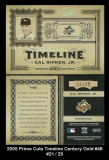 2005 Prime Cuts Timeline Century Gold #46