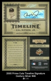 2005 Prime Cuts Timeline Signature Century Silver #46