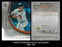 2005 SP Authentic Honors Jersey #CR