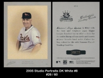 2005 Studio Portraits DK White #8