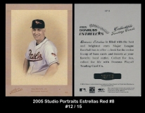 2005 Studio Portraits Estrellas Red #8