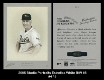 2005 Studio Portraits Estrellas White BW #8