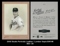 2005 Studio Portraits Leather Lumber Sepia BW #8