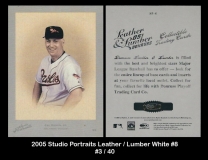 2005 Studio Portraits Leather Lumber White #8