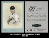 2005 Studio Portraits Zenith Blue BW #8