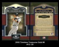 2005 Timeless Treasures Gold #8