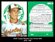 2005 Topps Rookie Cup Green #48