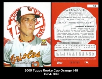 2005 Topps Rookie Cup Orange #48
