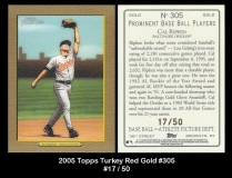 2005 Topps Turkey Red Gold #305