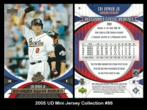 2005 UD Mini Jersey Collection #86