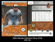 2005 Ultimate Collection Silver #106