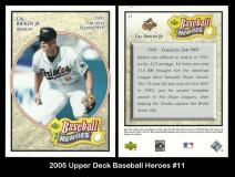 2005 Upper Deck Baseball Heroes #11