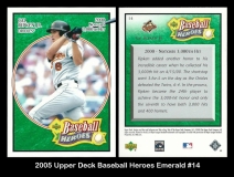 2005 Upper Deck Baseball Heroes Emerald #14