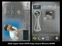 2005 Upper Deck ESPN Espy Award Winners #AW6