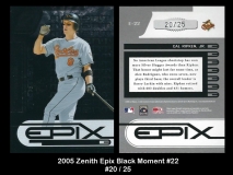 2005 Zenith Epix Black Moment #22