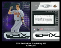 2005 Zenith Epix Purple Play #22