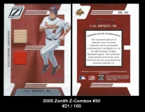 2005 Zenith Z-Combos #30