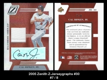 2005 Zenith Z-Jerseygraphs #30
