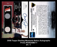 2006-Topps-Sterling-Moments-Relics-Autographs-Prime-CRGAME11