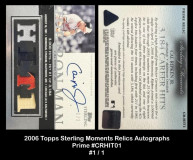 2006-Topps-Sterling-Moments-Relics-Autographs-Prime-CRHIT01
