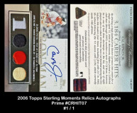 2006-Topps-Sterling-Moments-Relics-Autographs-Prime-CRHIT07