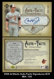 2006 Artifacts Auto-Facts Signatures #CR