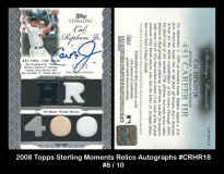 2006-Topps-Sterling-Moments-Relics-Autographs-CRHR18