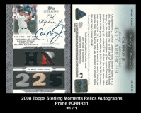 2006-Topps-Sterling-Moments-Relics-Autographs-Prime-CRHR11