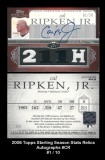 2006 Topps Sterling Season Stats Relics Autographs #CR