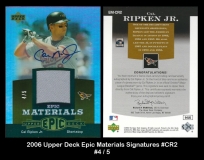 2006 Upper Deck Epic Materials Signatures #CR2
