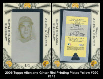 2006-Topps-Allen-and-Ginter-Mini-Printing-Plates-Yellow-290